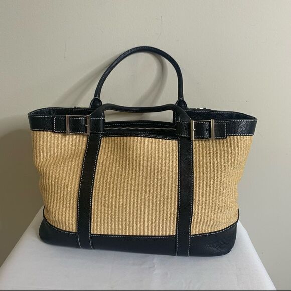 Tiffany & Co. Rattan Leather Trimmed Tote - Picture 5 of 14